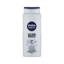 Nivea Shower Gel 500ml 3in1 For Men Silver Protect