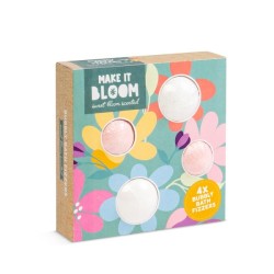 Coffret cadeau Make it Bloom Bath avec 4 bombes de bain
