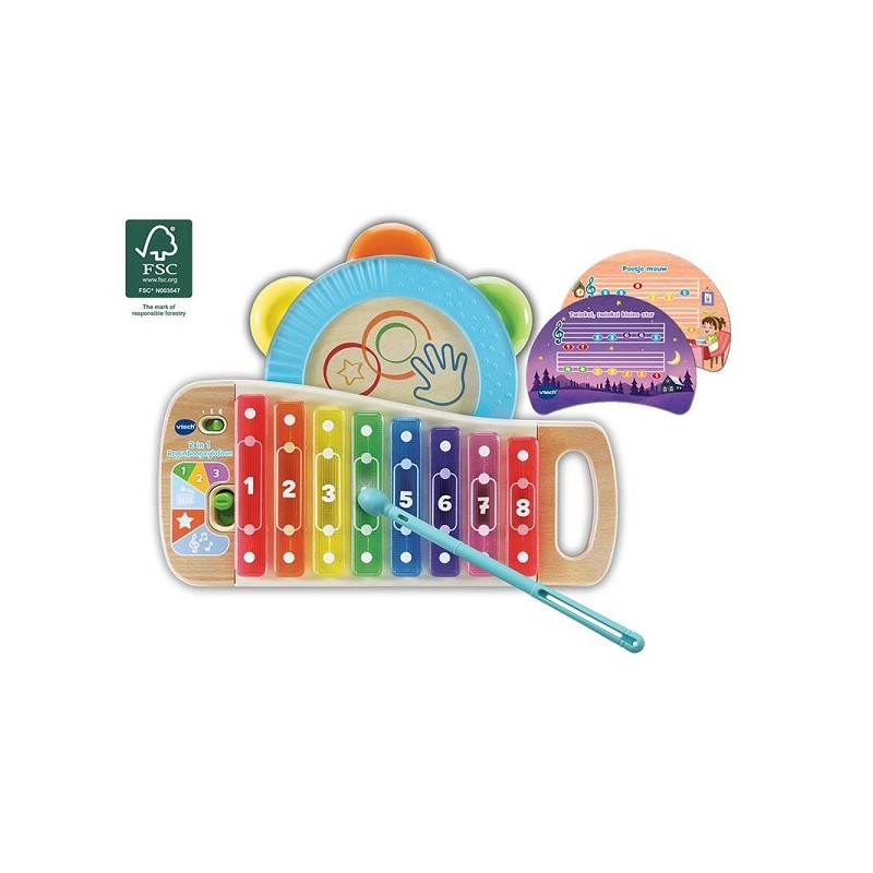 Xylophone arc-en-ciel 2-en-1 Vtech