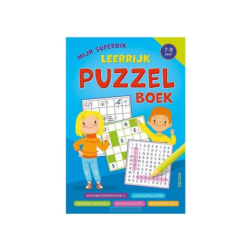 Deltas Mijn superdik leerrijk puzzelboek (7-9j.)