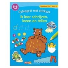 Deltas S'entraîner en s'amusant avec des autocollants - J'apprends à écrire, lire et compter (5-6 ans)