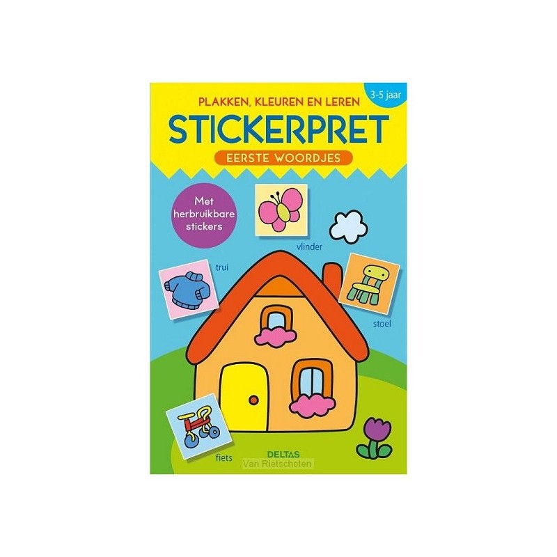 Deltas Sticker Fun - Premiers mots (3-5 ans)