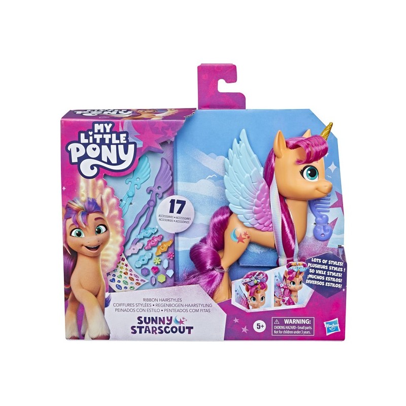 Hasbro - La belle crinière de mon petit poney Sunny Starscout