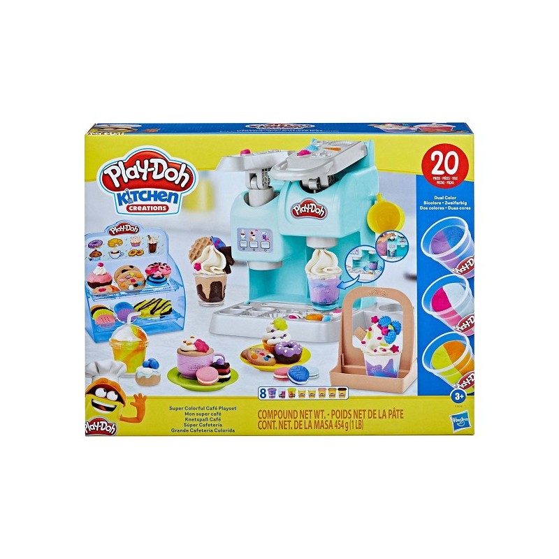 Hasbro Play-Doh Coffret de jeu Café super coloré