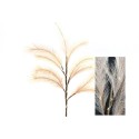 HBX natural living Branche d'herbe Plume avec éclairage LED 72cm Rose