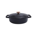 Cocotte Ø26cm fonte noir mat