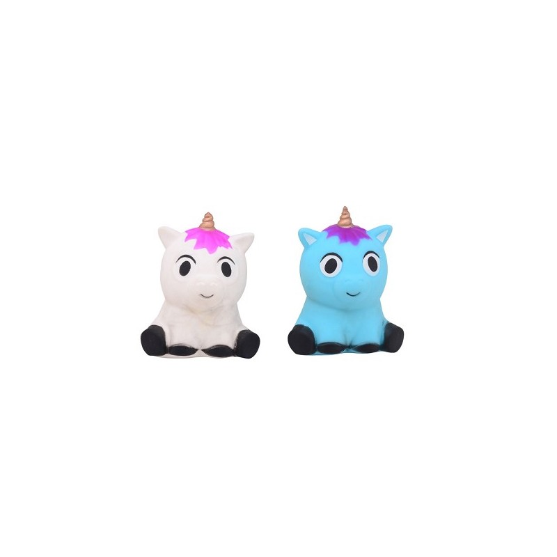 Johntoy Unicorn Squeeze 9x7x11cm disponible en différentes couleurs