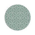 Tafelzeil PVC met non-woven vliesrug Ø160cm Orbit groen