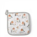 Ambiente Pannenlap Robin Family 20x20 cm- Buitenstof: 100% katoen - Vulling: 100% polyester - Voering: 100% polypropyleen