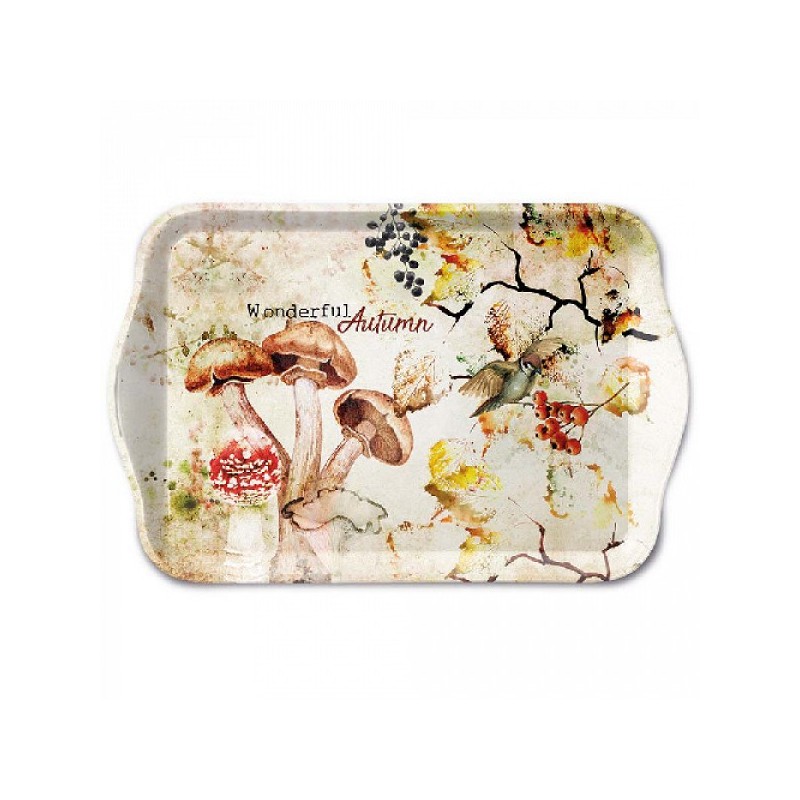 Ambiente dienblad Melamine Wonderful Autumn 13x21cm