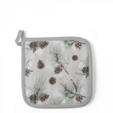 Ambiente Pannenlap Pine Cone All Over 20x20 cm- Buitenstof: 100% katoen - Vulling: 100% polyester - Voering: 100% polypropyleen