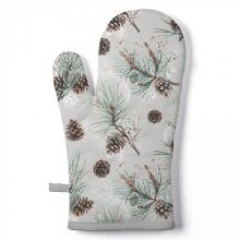 Ambiente Gant de cuisine Pine Cone All Over18x30cm - Tissu extérieur : 100% coton - Garnissage : 100% polyester - Doublure : 100