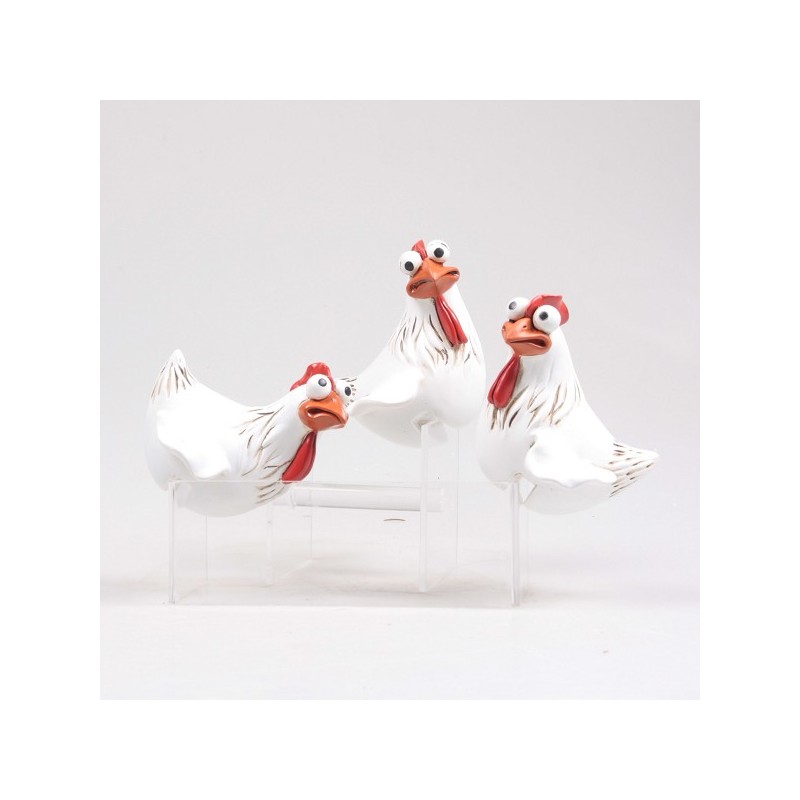 Schutting kip Frits 11x9x13cm