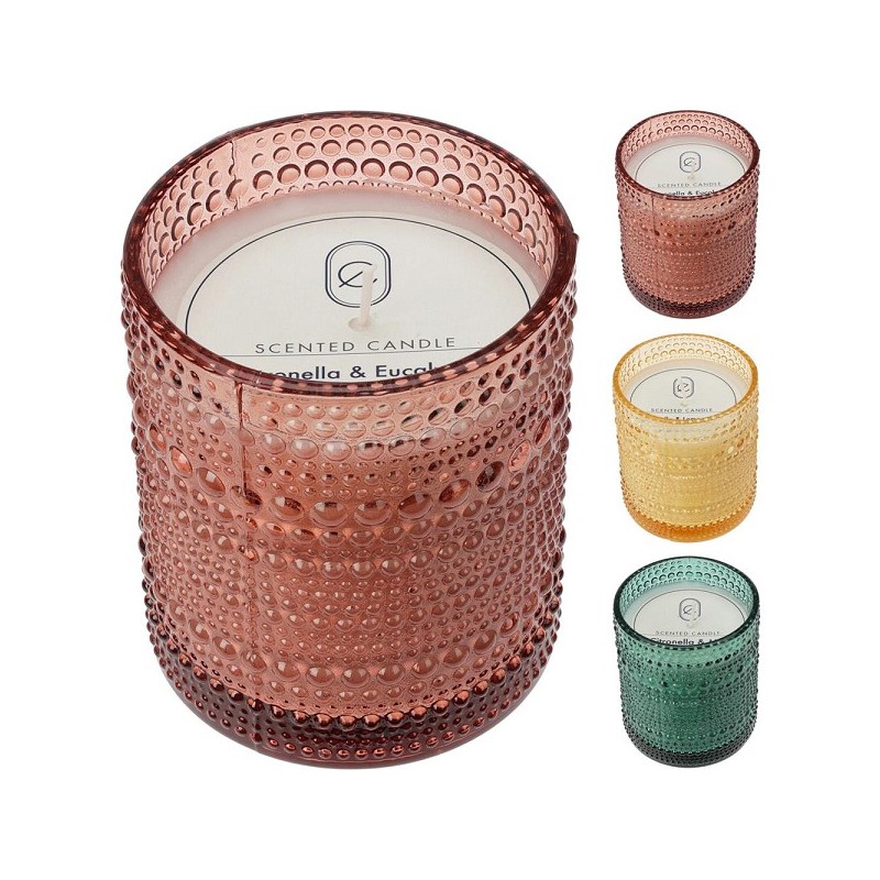 Citronella kaars in glas 10cm