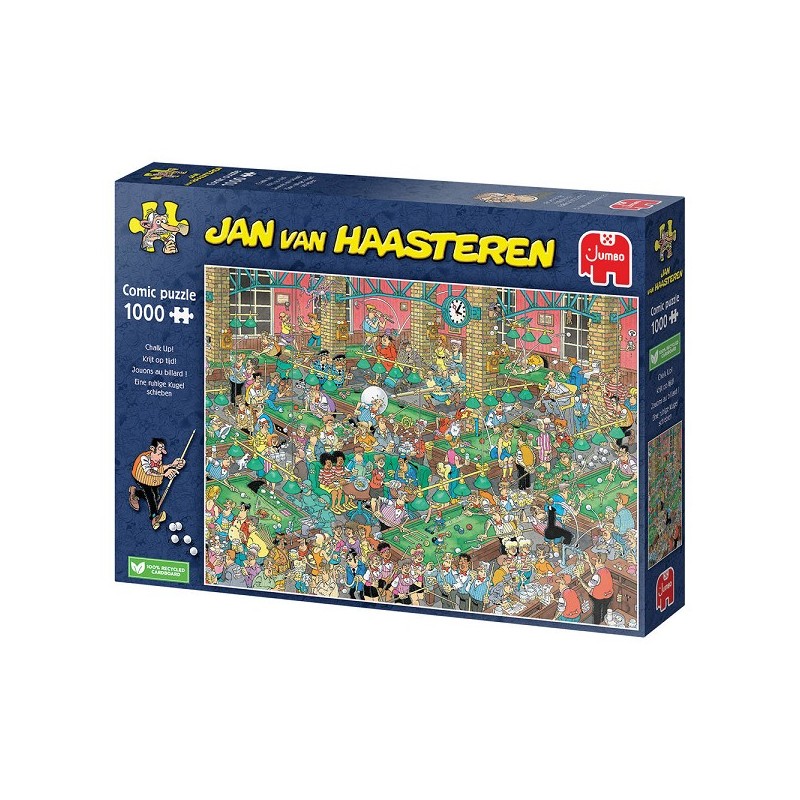 Puzzle Jumbo Jan van Haasteren Craie à l'heure ! 1000 pièces