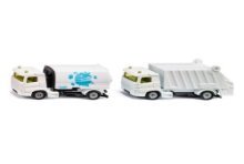 Siku Set gemeentewerken veegwagen en vuilniswagen 1:87 nr 1687