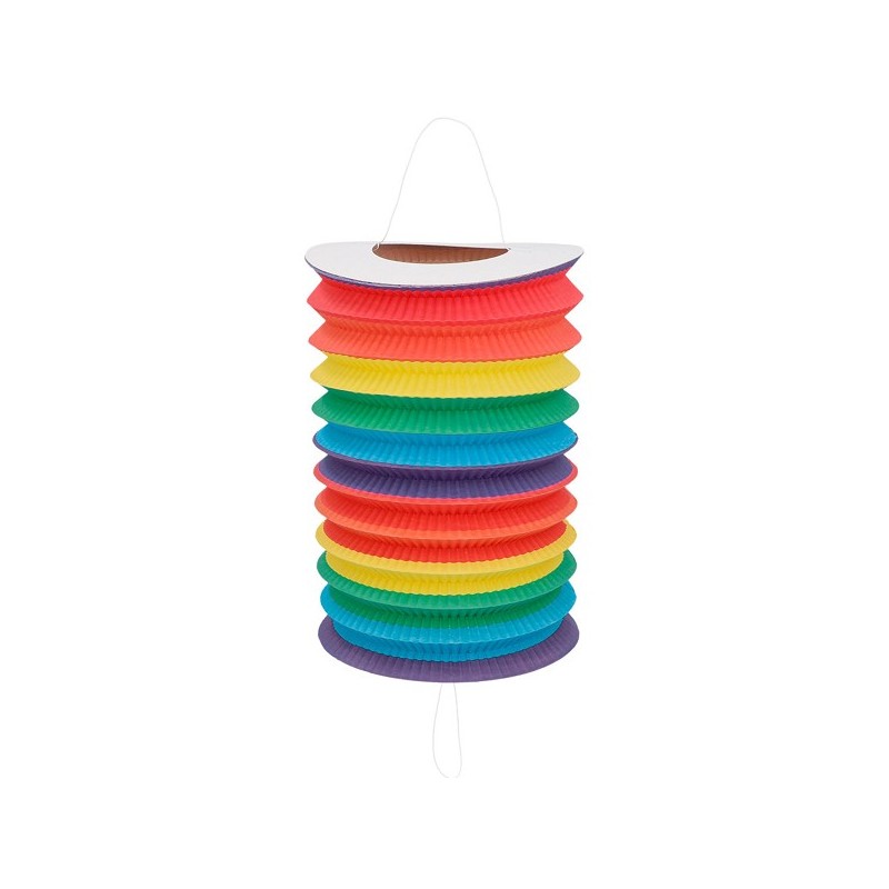 Papieren treklampion Rainbow Ø16cm