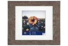 Henzo Cadre photo Dahlia 10x15cm marron moyen