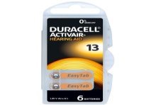 Duracell DA13 gehoorapparaat batterijen 1,4V Doos a 10 blisters a 6 stuks