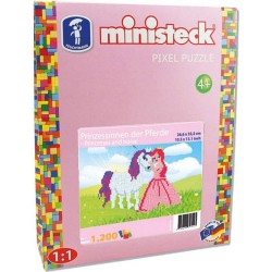 Ministeck Princesse avec cheval XL set 1200 pièces