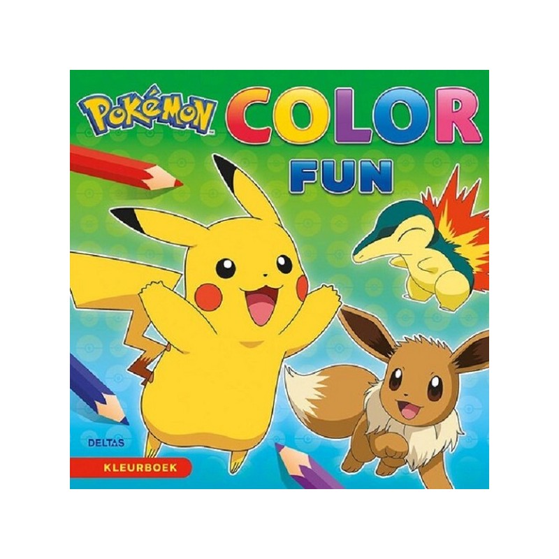 Deltas Pokémon Color Fun kleurboek