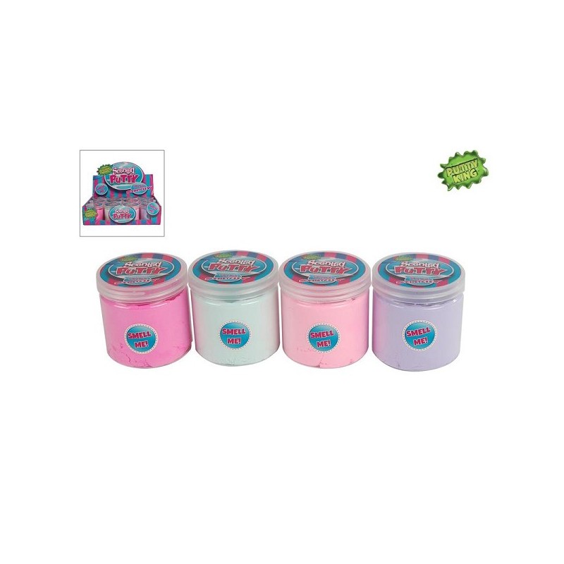 Parfum Putty King et mastic extensible dans un pot