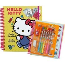 Hello Kitty Knutselboek met stickers+viltstiften