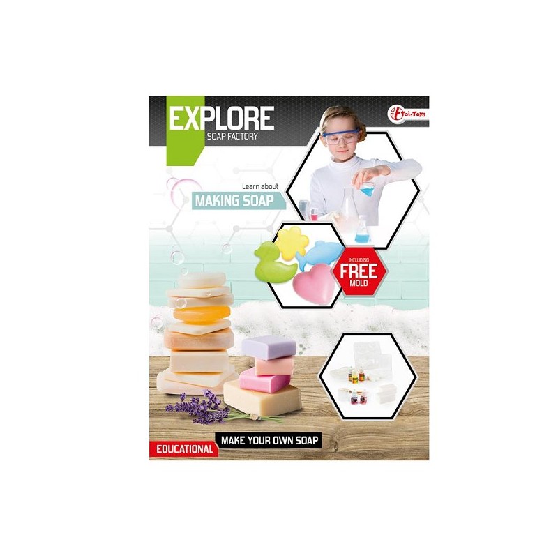 Toi Toys Explore Wetenschap set - zeep maken vanaf 8 jaar