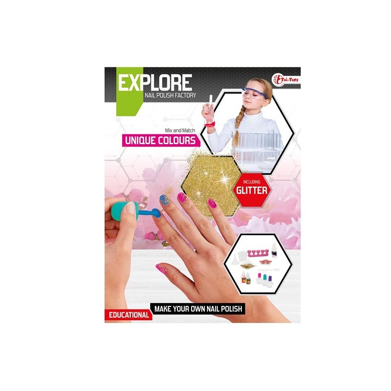 Toi Toys Explore Science set - fabrication de vernis à ongles à partir de 8 ans