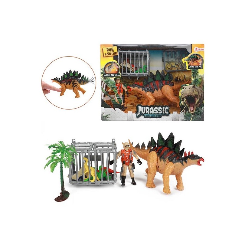 Toi Toys World of Dinosaurs Coffret de jeu stégosaure