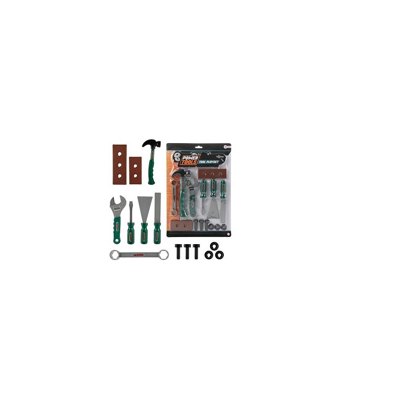 Toi Toys Power Tools Gereedschapset 13-delig op kaart
