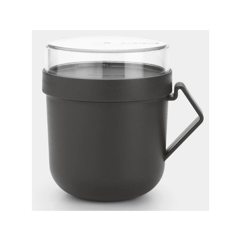 Brabantia Make & Take soepbeker 0,6L Dark Grey