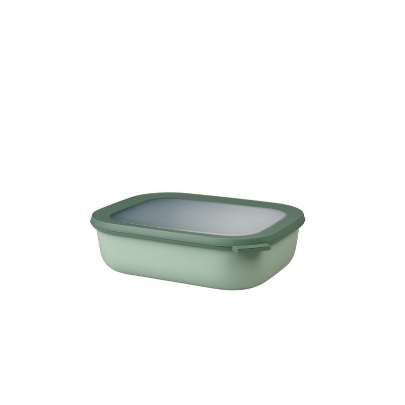 Mepal Multibowl Cirqula rectangulaire 2000ml sauge nordique