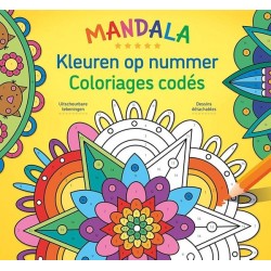 Deltas Mandala kleuren op nummer