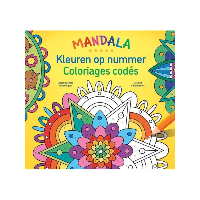 Coloriage Deltas Mandala par numéro