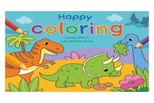 Coloriage Deltas Happy - Dinosaures mignons