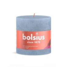 Bolsius Stompkaars 100/100 Rustiek Sky Blue-Lucht Blauw