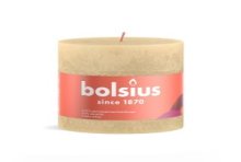 Bougie Pilier Bolsius 100/100 Beige Avoine Rustique - Beige Avoine