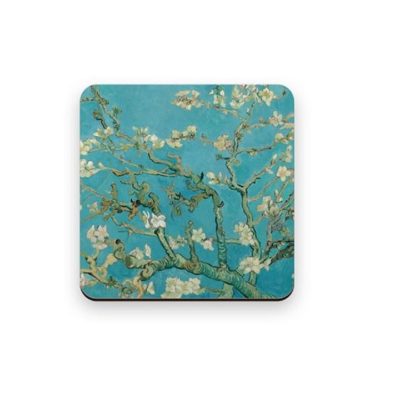 Onderzetter Van Gogh Almond Blossom 9,5x9,5cm