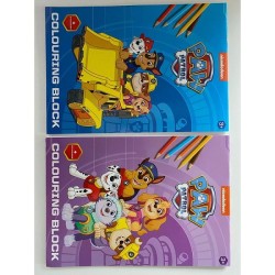 Paw Patrol kleurblok met stickers A4