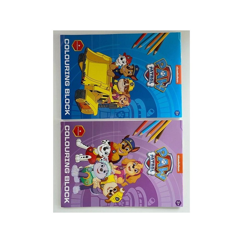 Paw Patrol kleurblok met stickers A4