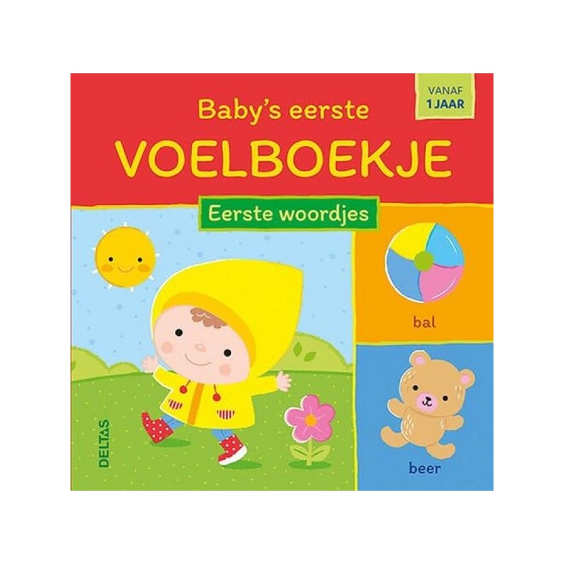 Deltas Bébé premier livret tactile - Premiers mots