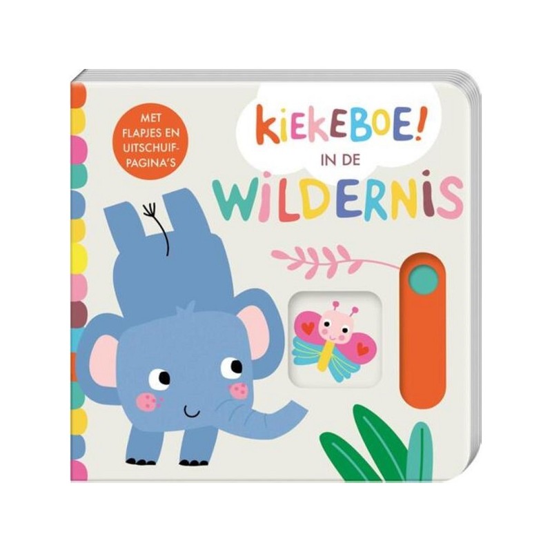 Kiekeboe! In de wildernis Voorleesboek Kartonboekje 12 Pagina's