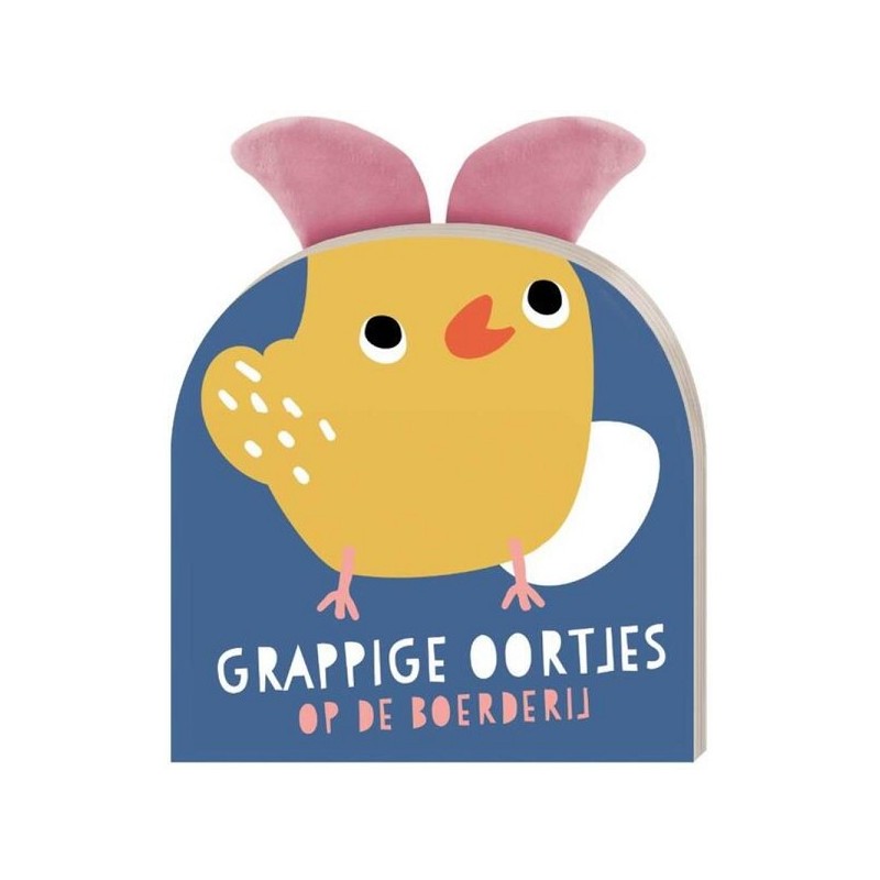 Grappige oortjes - op de boerderij voorleesboekje karton 10 pagina's