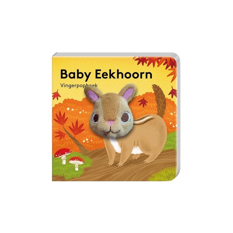 Vingerpopboekje - Baby eekhoorn