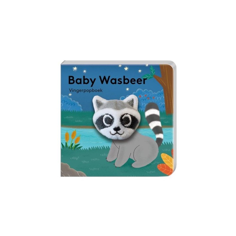 Vingerpopboekje - Baby wasbeer
