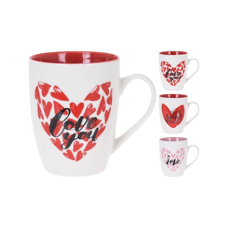 Mok met hart en tekst 330ml