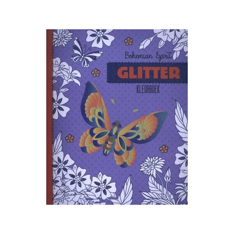 Bohemian Spirit glitter kleurboek 60blz