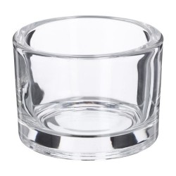 Maxi Theelichthouder glas Ø8,2xh5,7cm voor maxi theelichten