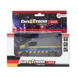 Toi Toys Cars&Trucks Politiebus 12cm frictie met licht en geluid (Duitse versie)